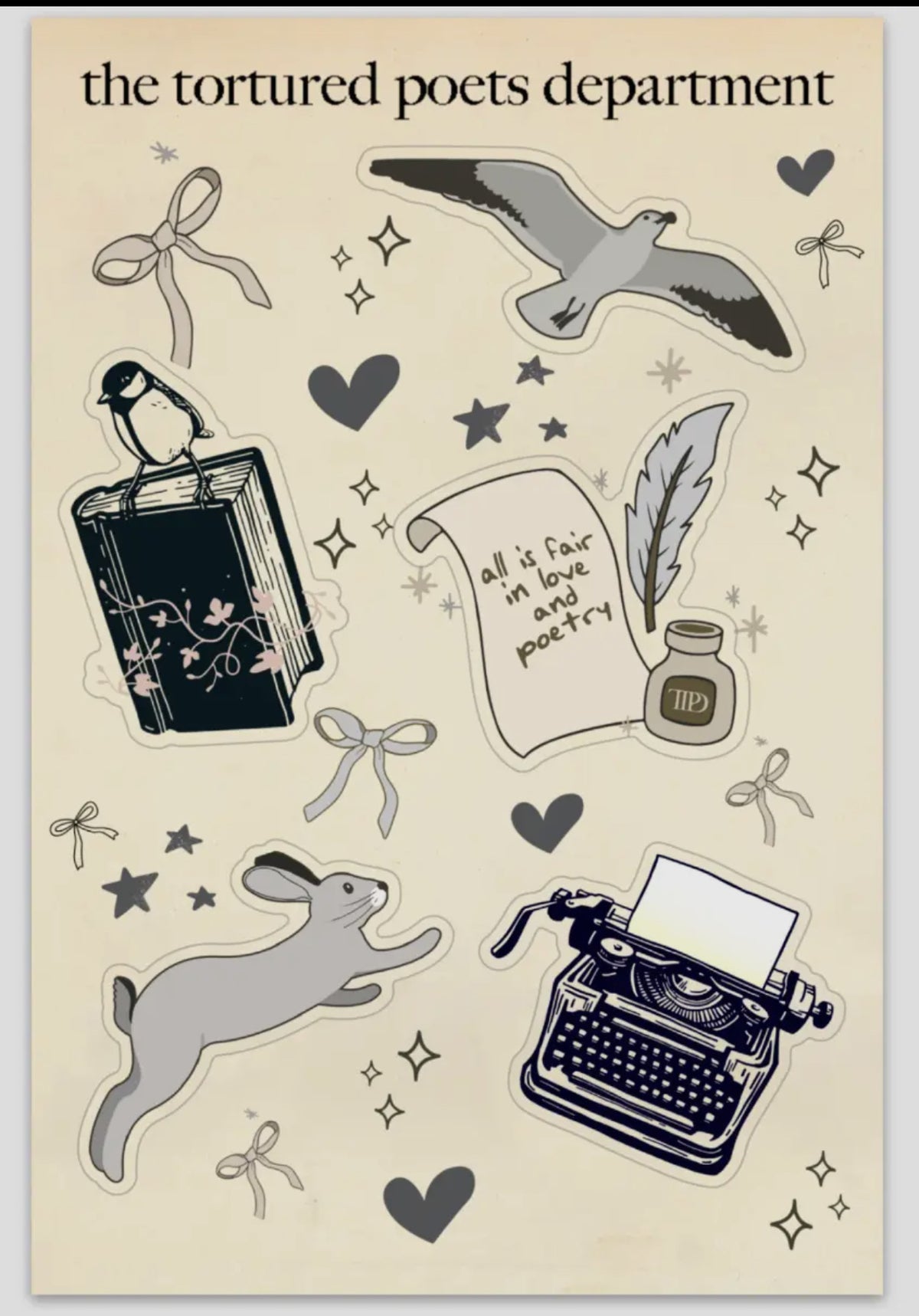 Taylor Swift Sticker Sheets (8 Styles)