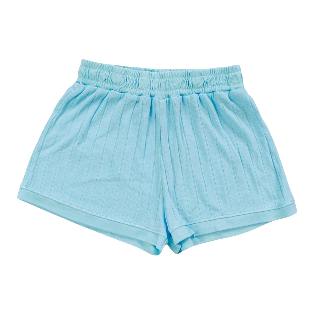 Ribbed Pull On Shorts