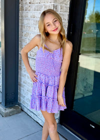 Lavender Meadow Mini Dress