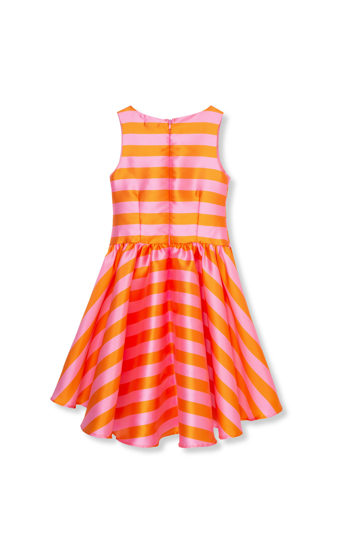 Stripe High-Low Dress