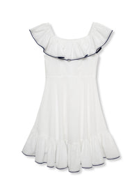 Ruffle High-Low Dress