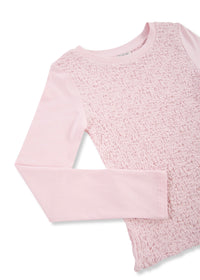 Smocked Long Sleeve Top