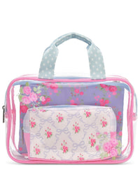 Ditsy Floral Cosmetic Bag Trio