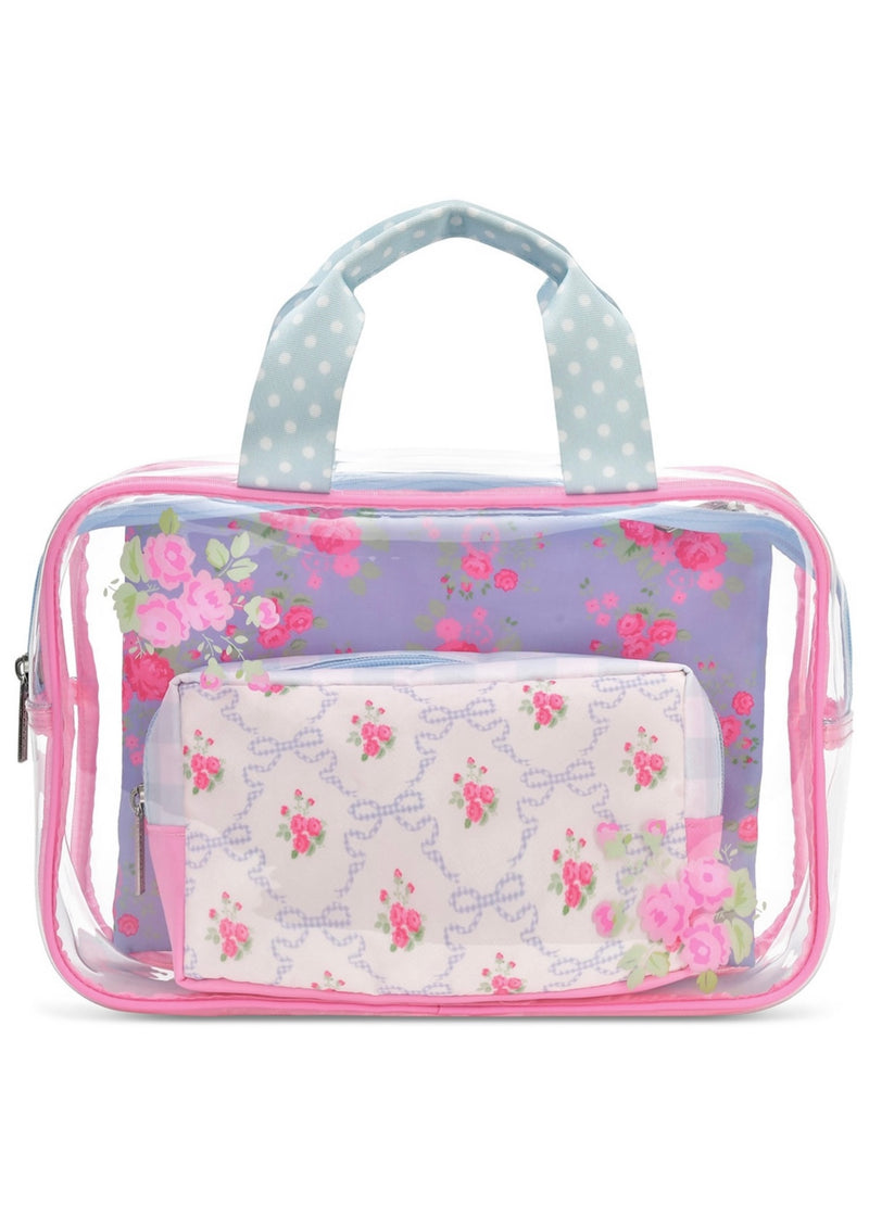 Ditsy Floral Cosmetic Bag Trio