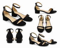 Mischa Black Low Heel