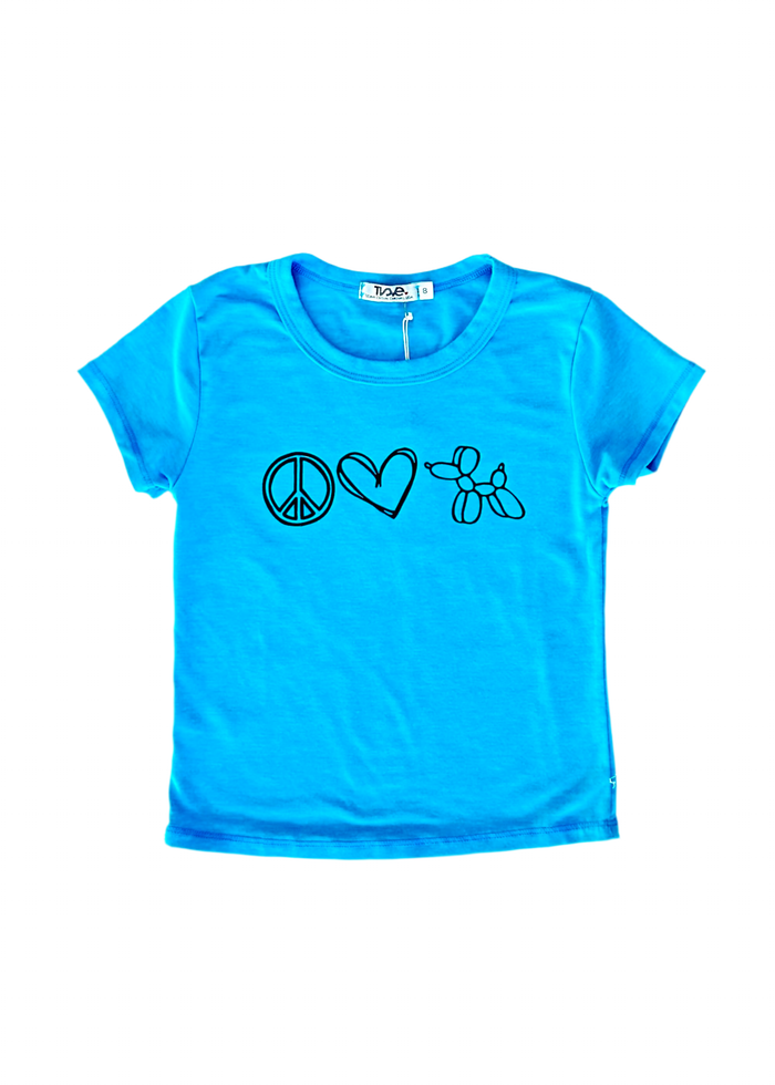 Peace, Heart & Dog Tee
