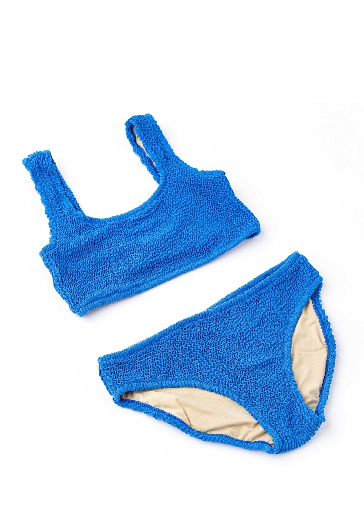 Cobalt Crinkle Two Piece