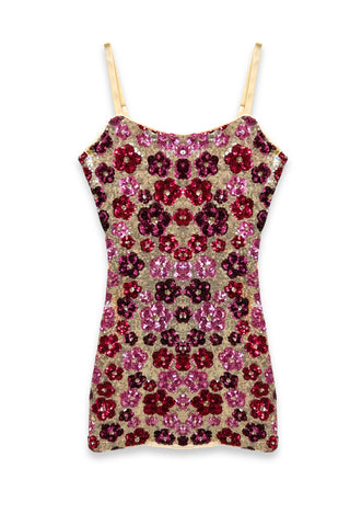 Rose Floral Chiffon Dress