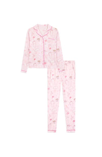 Blush Club Long Sleeve Jersey Pajama Pant Set