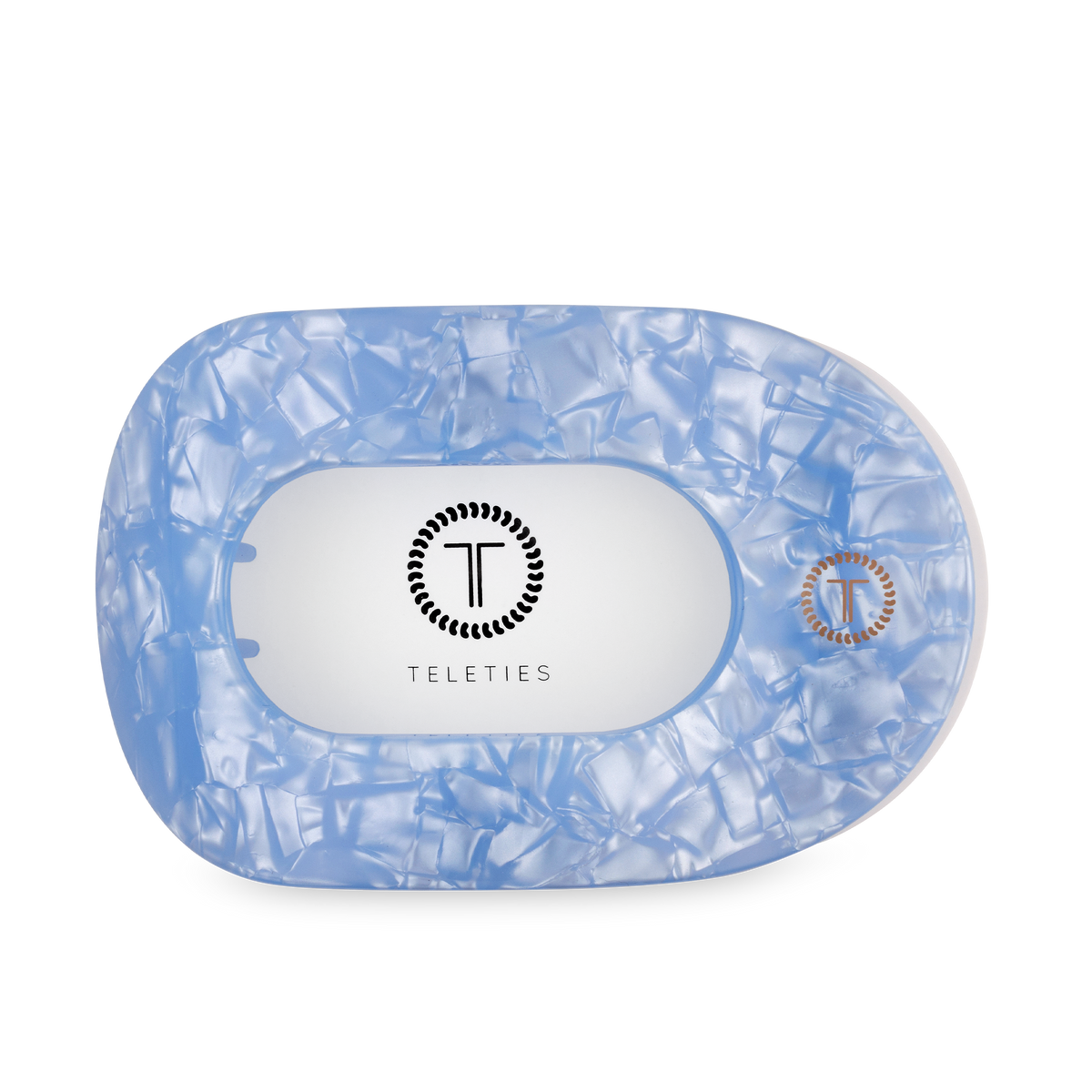 Flat Round Hair Clip | Large | Blue Lagoon