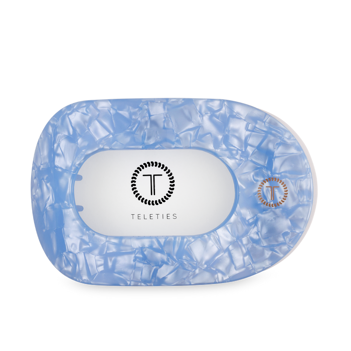 Flat Round Hair Clip | Large | Blue Lagoon