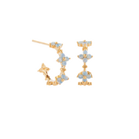 Blue Blossom Love Hoops
