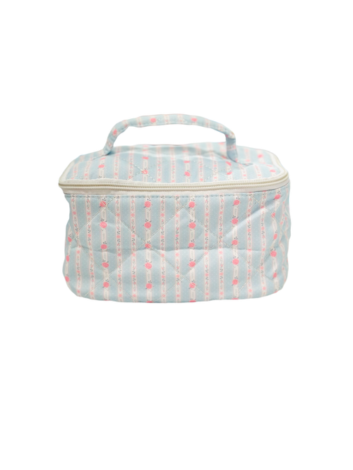 Blue Stripes Cosmetic Case