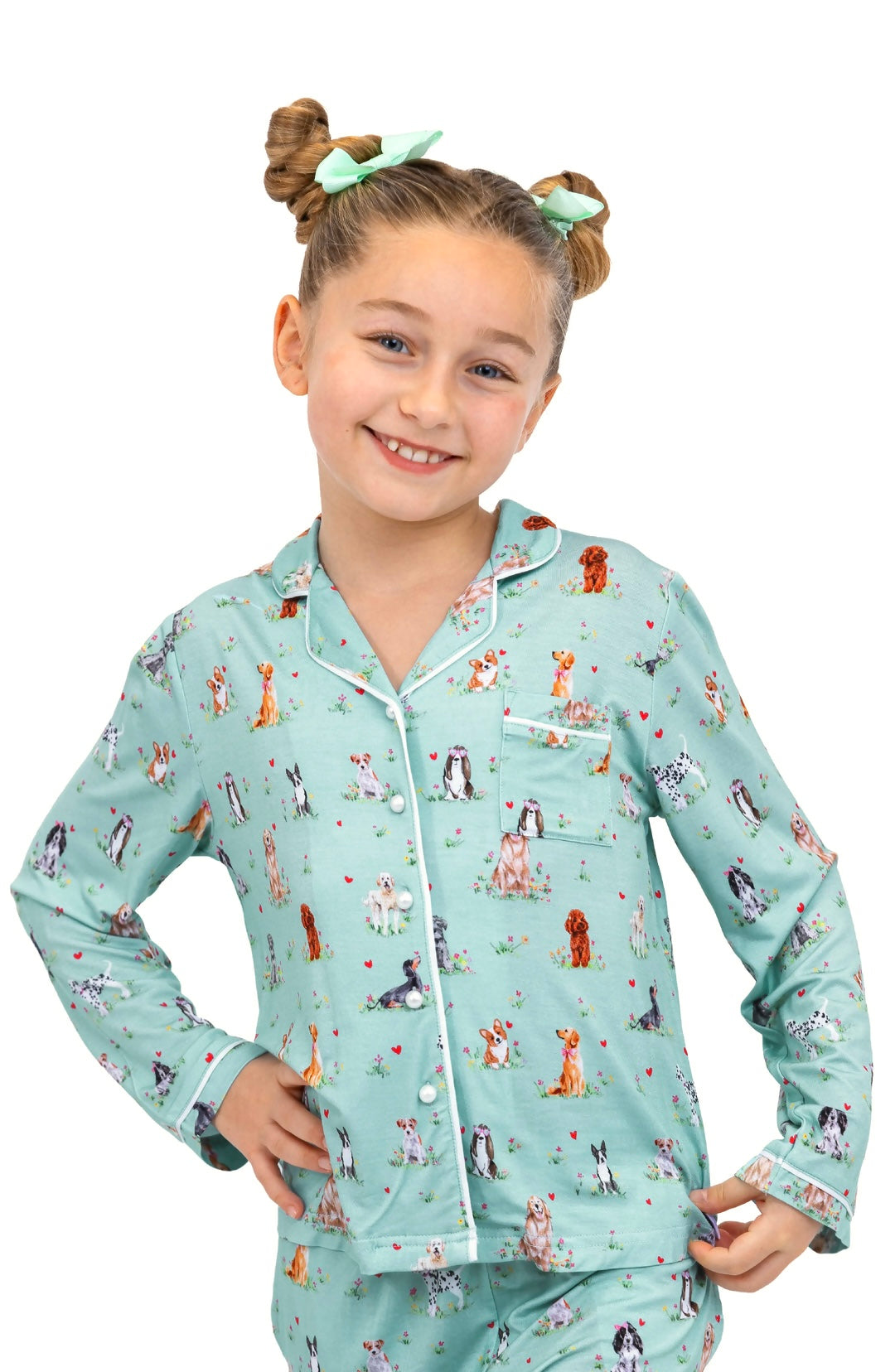 Best Puppies Long Sleeve Jersey Pajama Pant Set