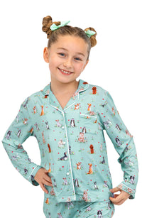 Best Puppies Long Sleeve Jersey Pajama Pant Set