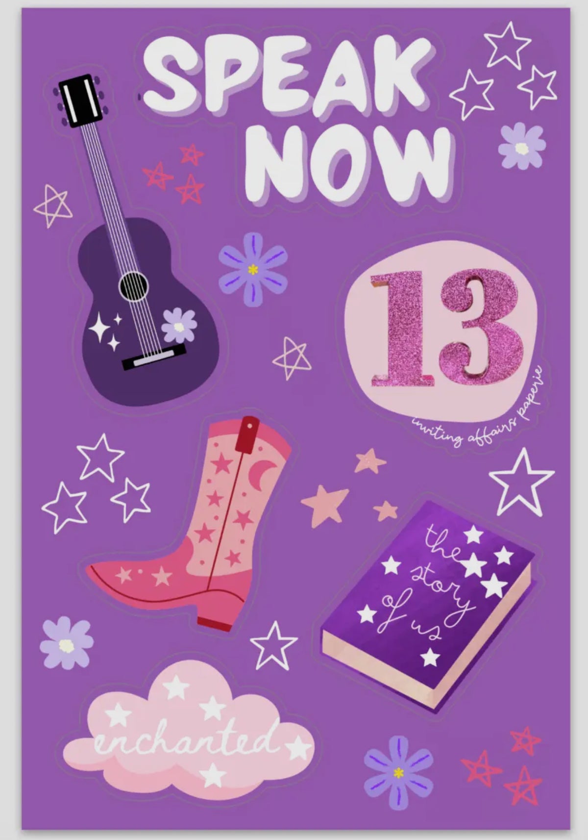 Taylor Swift Sticker Sheets (8 Styles)