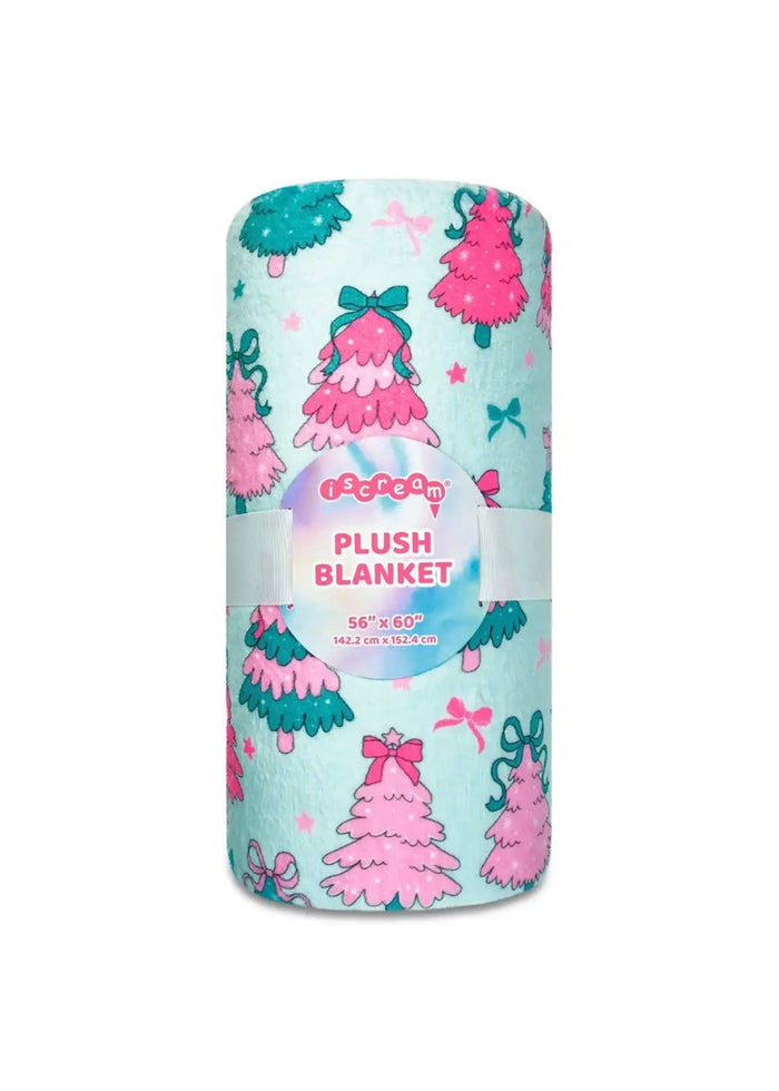 Fancy Trees Plush Blanket