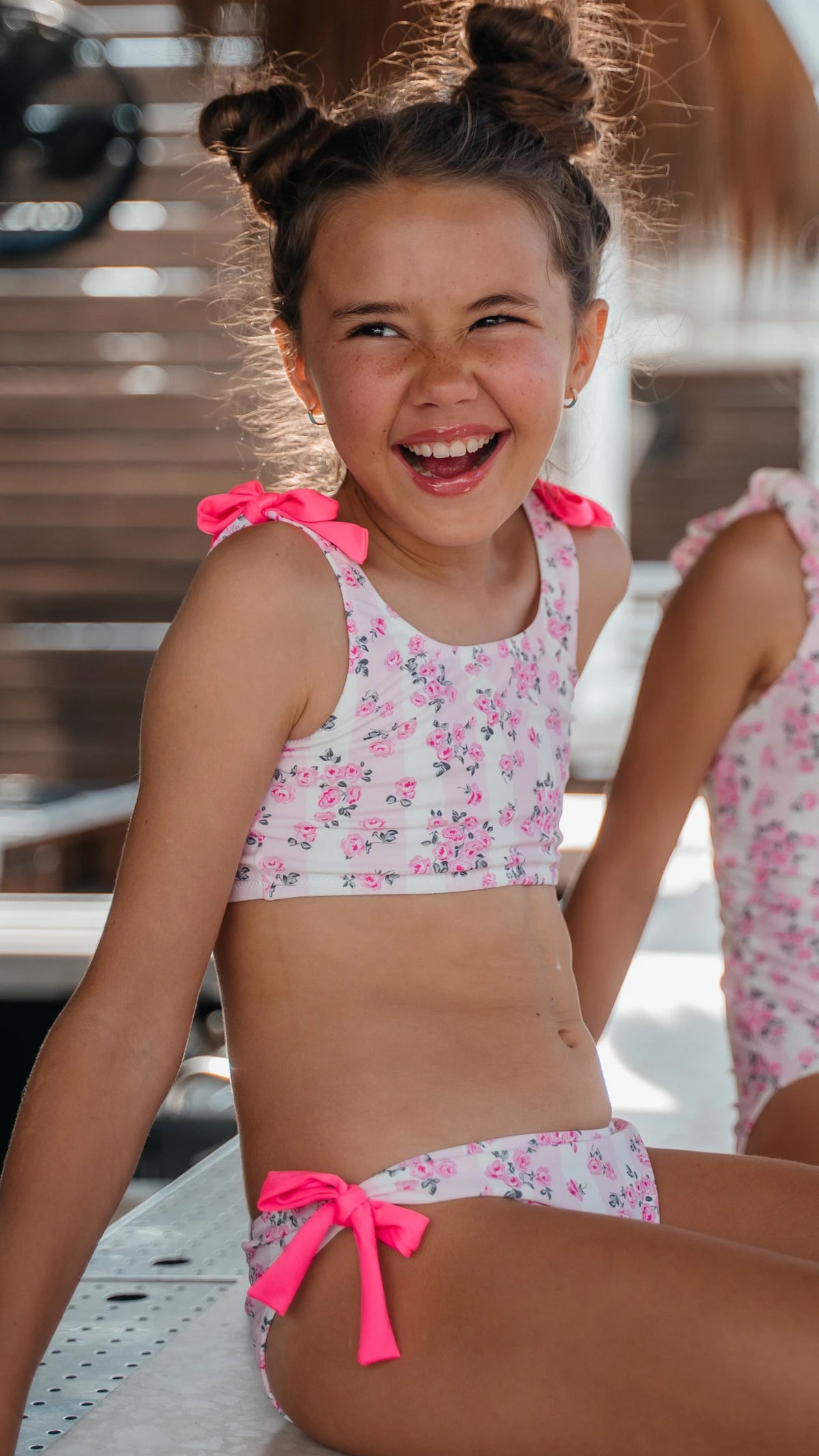 Sahara Roses And Stripes Two Piece