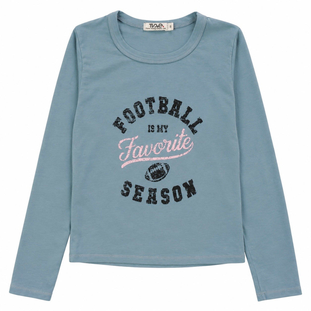 T2Love Football Is My Favorite Season Long Sleeve Tee