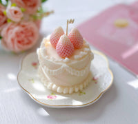Strawberry Cake Candle