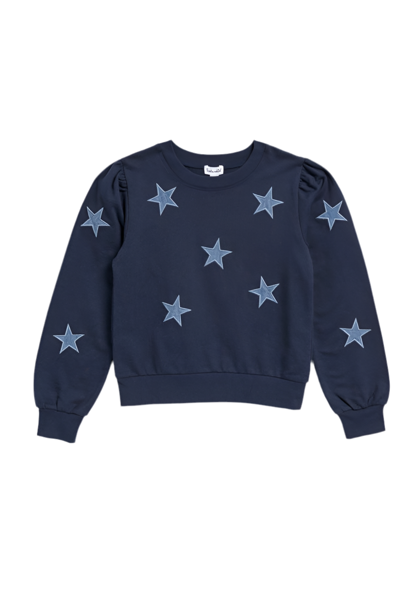 Navy Stars Sweatshirt