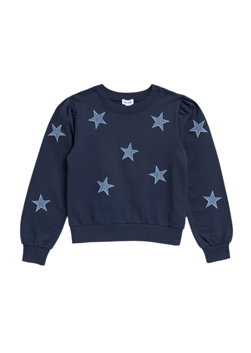 Navy Stars Sweatshirt