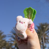 Bubble Buddy Squeezy Keychain -  Carrot Piggy