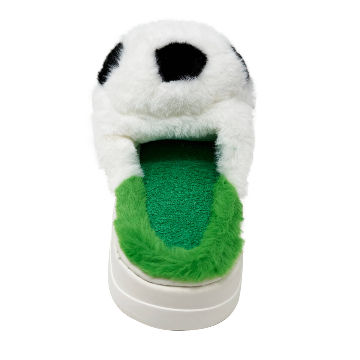 Soccer Ball | Women's Fuzzy Cozy Slides