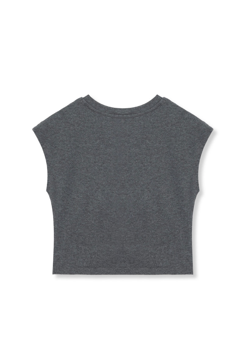 Twist Front Cotton Tee