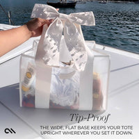 Case-Mate Ivory Pearl Bow Jelly Tote Bag