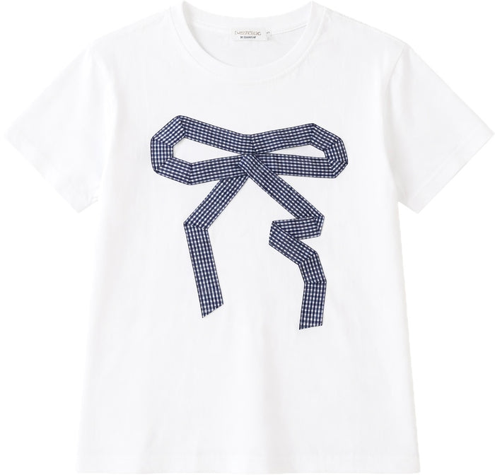 Gingham Bow Tee
