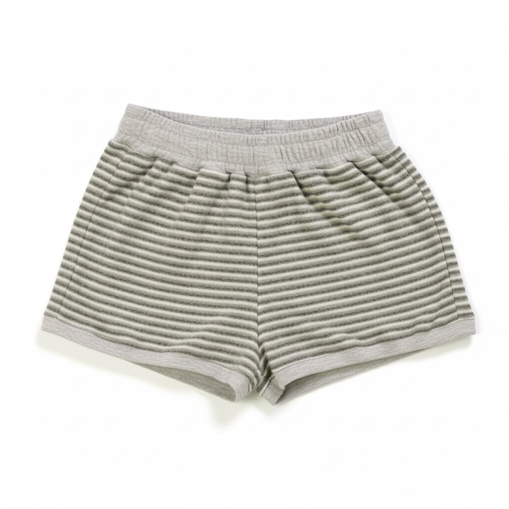 Striped Hacci Shorts