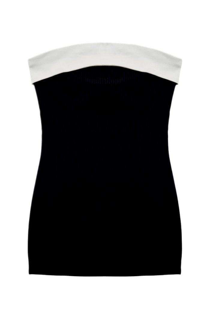 Star Dress With Contrast Band