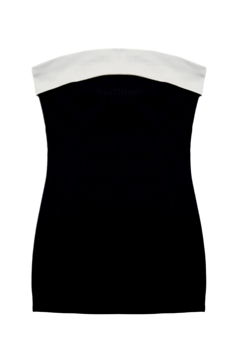 Star Dress With Contrast Band