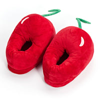 Cherry Hugs Plush Slippers