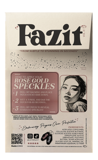 Rose Gold Stardust Speckles Makeup Patches