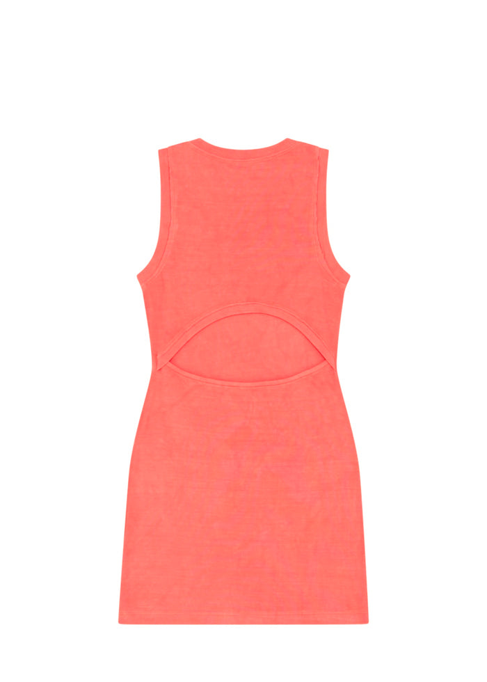 Ribbed Cutout Tank Dress