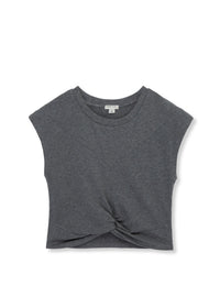 Twist Front Cotton Tee