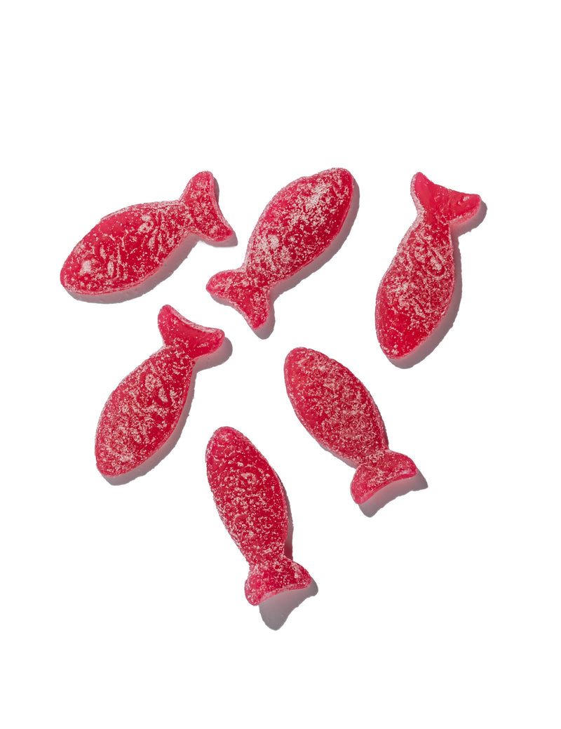 Sour Wild Strawberry Fish - Swedish Candy