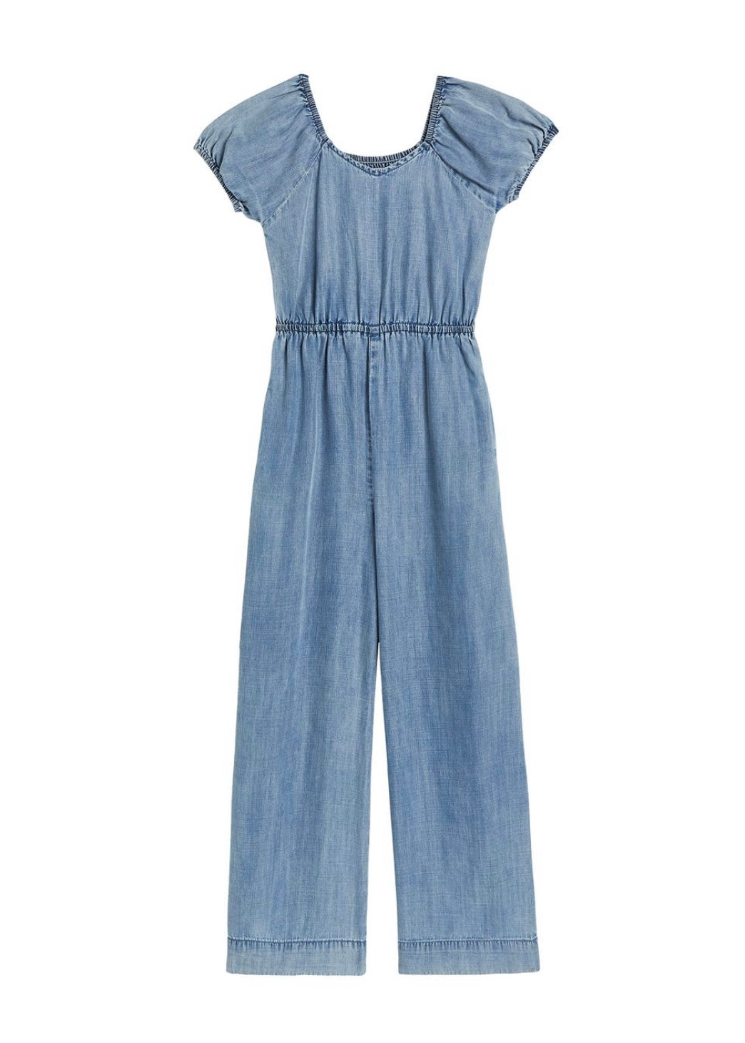 Cap Sleeve Wide Leg Jumpsuit