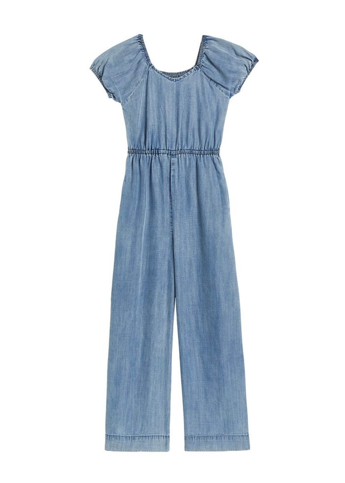 Cap Sleeve Wide Leg Jumpsuit