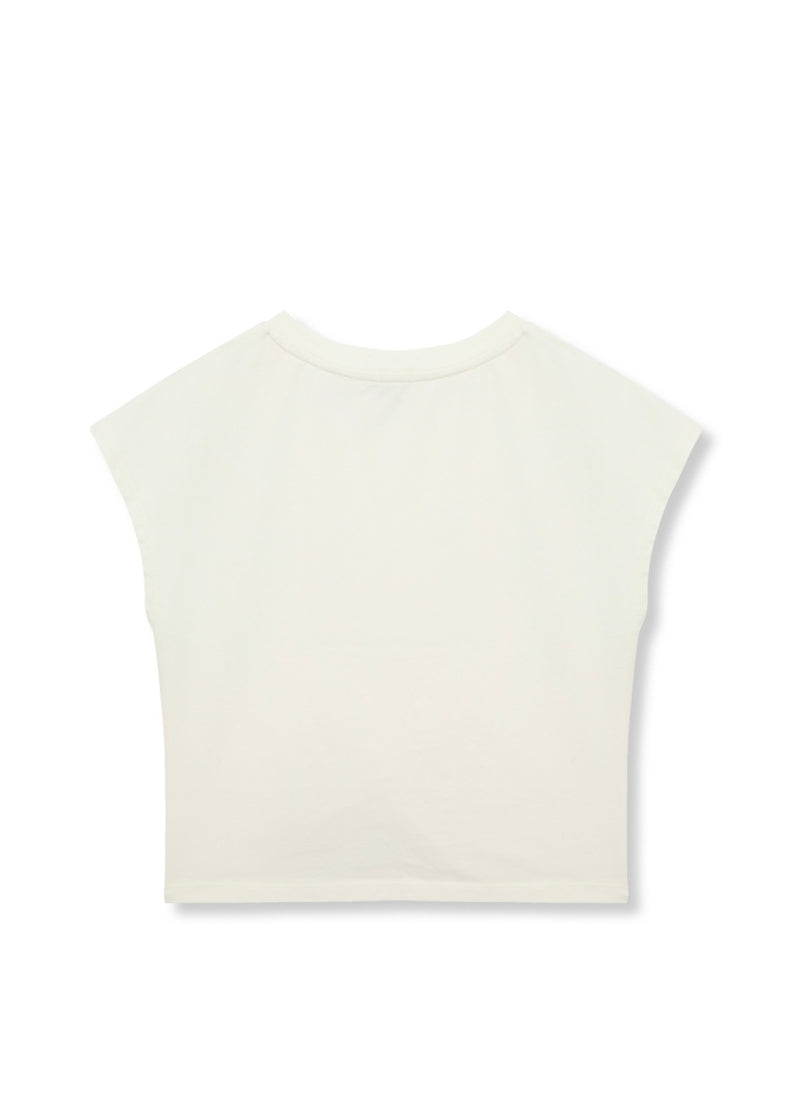 Twist Front Cotton Tee