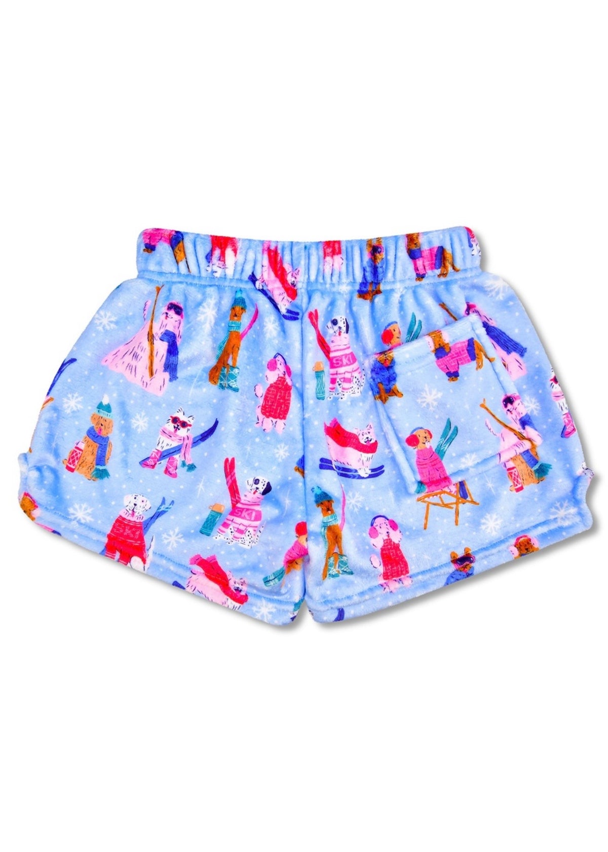 Ski Dogs Plush Shorts