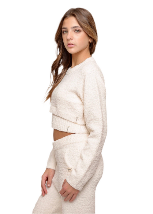 Cozy Knit Cropped Long Sleeve