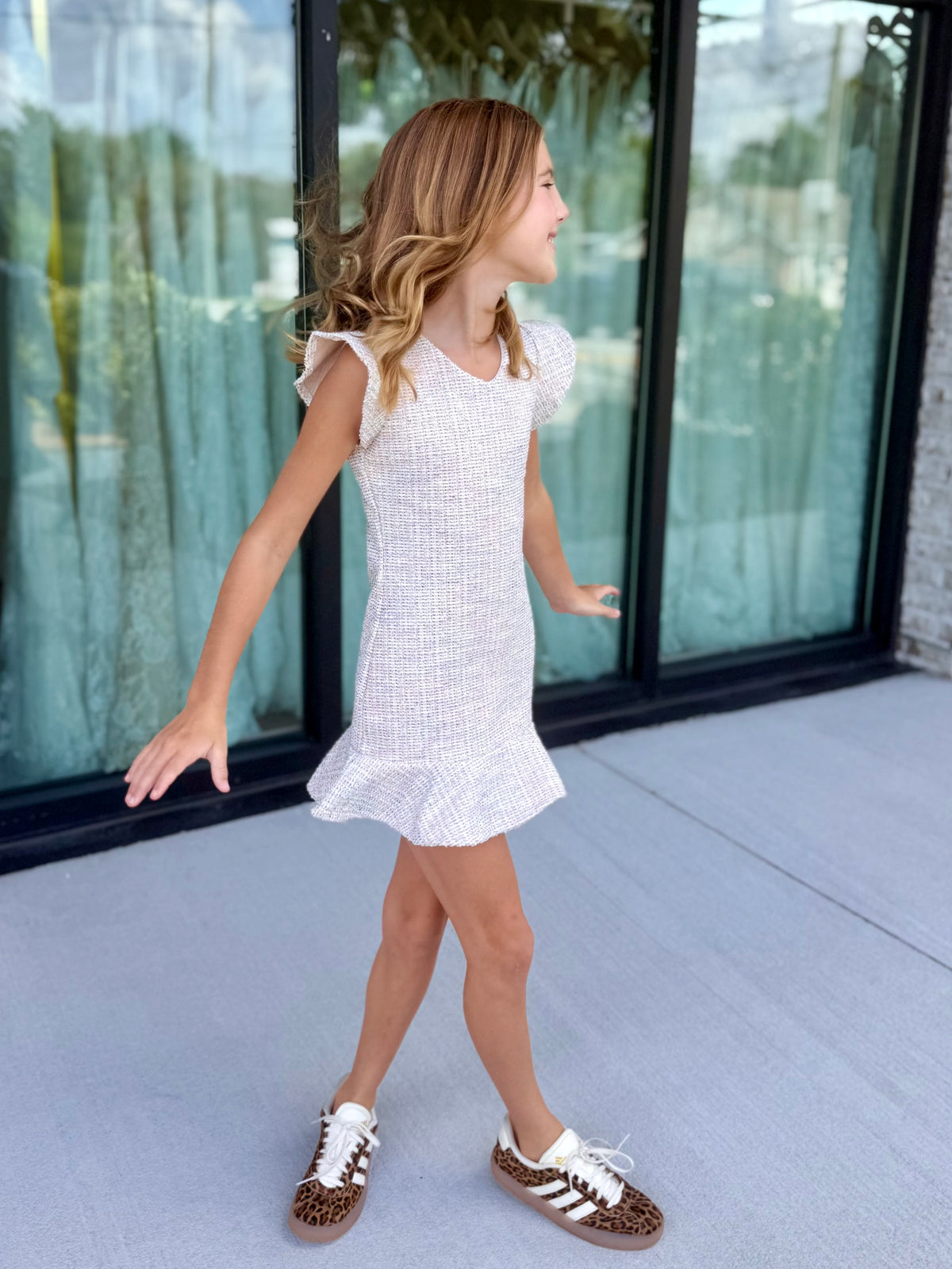 Flowers By Zoe Tweed Dress