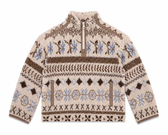 Aspen Fair Isle Sherpa Pullover