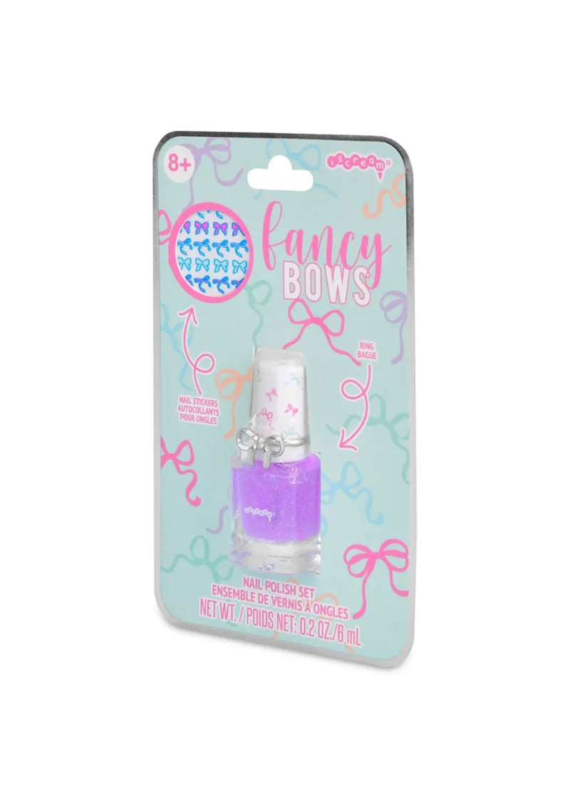 Fancy Bows Nail Polish Ring Set