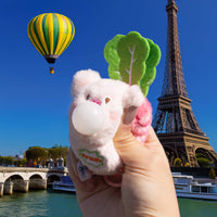 Bubble Buddy Squeezy Keychain -  Carrot Piggy