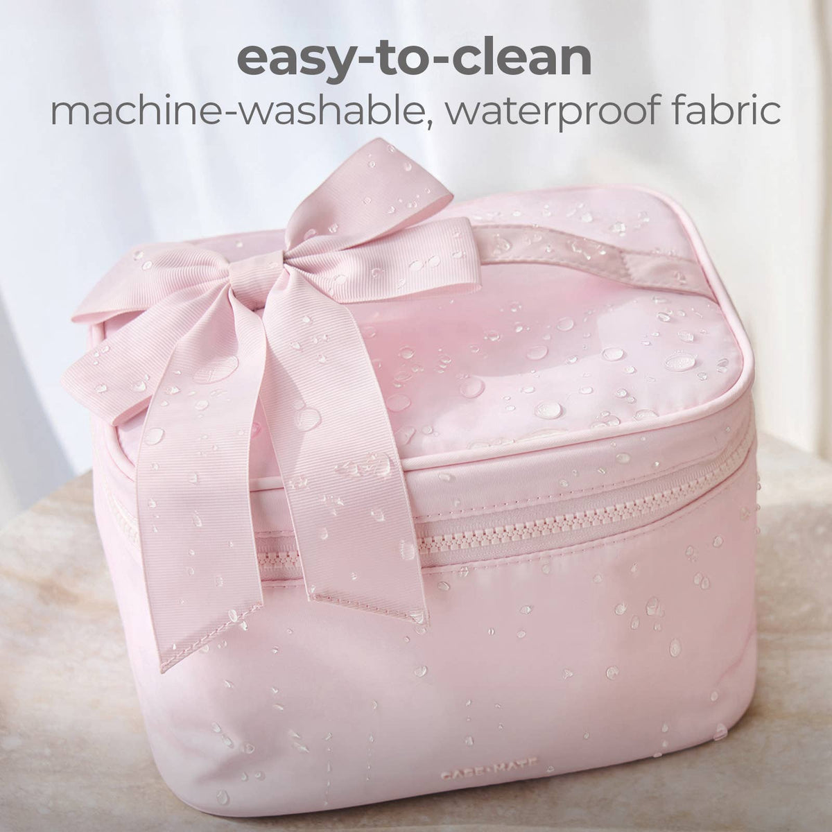 Case-Mate Ballet Pink Makeup Train Case