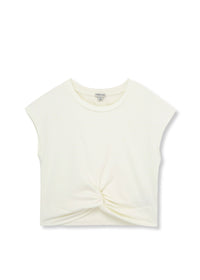 Twist Front Cotton Tee
